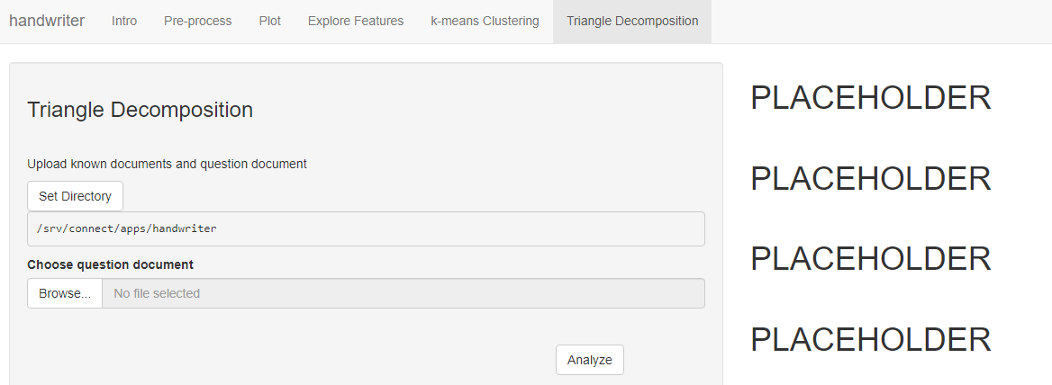 Users will be able to perform triangle decomposition on their document.